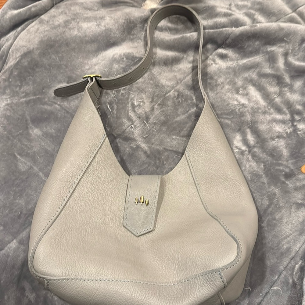 Portland leather flora shoulder bag.